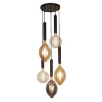 Searchlight Vide hanglamp Dulwich Ø 30cm 35721-5BK