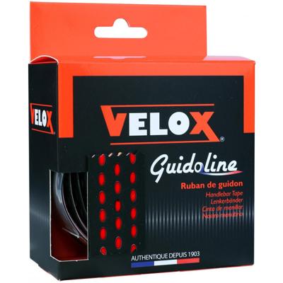 Velox stuurtape bi-color 3.0 zwart/rood (2st)