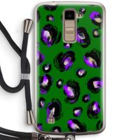 Green Cheetah: LG K10 (2016) Transparant Hoesje met koord