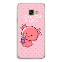Love You A Lotl: Samsung Galaxy A3 (2016) Transparant Hoesje