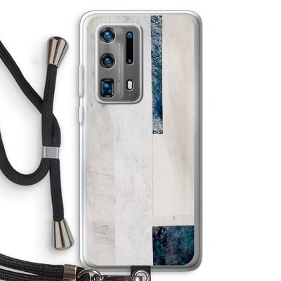 Meet you there: Huawei P40 Pro Plus Transparant Hoesje met koord