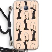 Pop Some Kim: Samsung Galaxy J3 (2016) Transparant Hoesje met koord