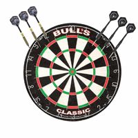 Bulls Classic dartbord set met 2 sets dartpijlen 22 grams   -