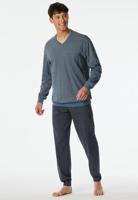 Schiesser Schiesser Pyjama Long graphite 181162 58/3XL Schiesser Schiesser Pyjama Long graphite 181162 58/3XL