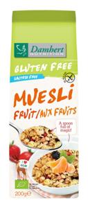 Damhert Muesli fruit noten glutenvrij bio