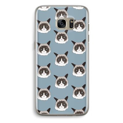 It's a Purrr Case: Samsung Galaxy S7 Edge Transparant Hoesje
