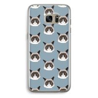 It's a Purrr Case: Samsung Galaxy S7 Edge Transparant Hoesje