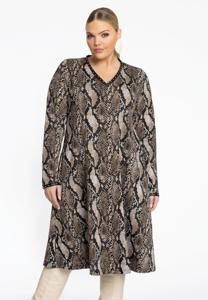 Yoek Dress A-lines SERA | Zwart | Maat 54/56