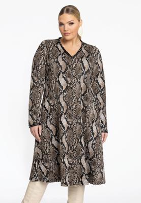 Yoek Dress A-lines SERA | Zwart | Maat 50/52
