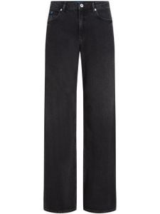 Karl Lagerfeld Jeans jean ample à taille mi-haute - Noir