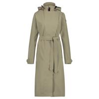 AGU Trench Coat Long Regenjas Urban Outdoor Dames - Groen - L - Waterdicht