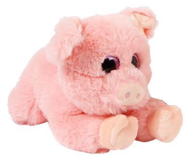 Take Me Home knuffel varken liggend 20 cm pluche roze Take Me Home knuffel varken liggend 20 cm pluche roze