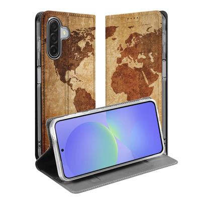 Telefoonhoesje Samsung Galaxy A17 Wereldkaart