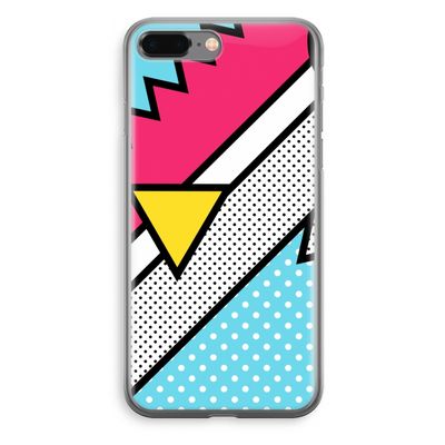 Pop Art #3: iPhone 8 Plus Transparant Hoesje