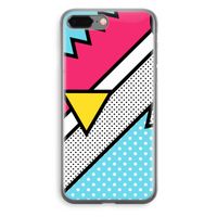 Pop Art #3: iPhone 8 Plus Transparant Hoesje