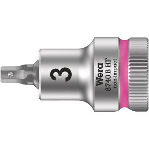 Wera 8740 B HF 05003030001 Dop (zeskant) Dopsleutelinzetstuk 3 mm 3/8 (10 mm)