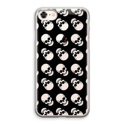 Musketon Skulls: iPhone 8 Transparant Hoesje