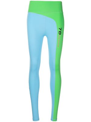 7 DAYS Active legging à logo imprimé - Bleu