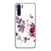 Mooie bloemen: Oppo A91 Transparant Hoesje