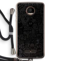 Vexx Black Mixtape: Motorola Moto Z Force Transparant Hoesje met koord