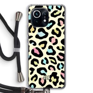 Leopard pattern: Xiaomi Mi 11 Transparant Hoesje met koord