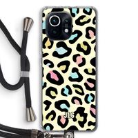 Leopard pattern: Xiaomi Mi 11 Transparant Hoesje met koord