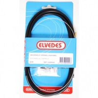 Elvedes Versnellingskabelset 1700 / 2250 mm universeel sturmey archer verzinkt - zwart (op kaart)