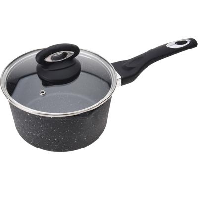 Steelpan - met glazen deksel - D18 cm - anti-aanbak - Koken - Pannen - Sauspan/juspan