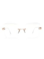 Dita Eyewear lunettes de vue Embra sans monture - Argent