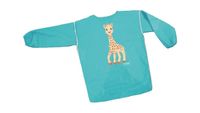 SES Creative kliederschort Girafe junior canvas blauw 1-4 jaar - thumbnail