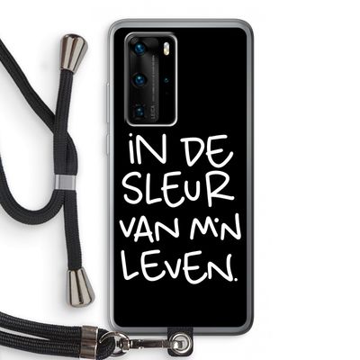 De Sleur: Huawei P40 Pro Transparant Hoesje met koord