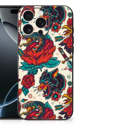 Silicone Back Case voor iPhone 16 Pro Max Old Skool Silicone Back Case voor iPhone 16 Pro Max Old Skool