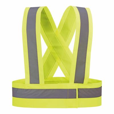 Beugel JUBA HVT Geel Polyester Hoge zichtbaarheid - Maat: XL