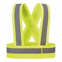 Beugel JUBA HVT Geel Polyester Hoge zichtbaarheid - Maat: XL