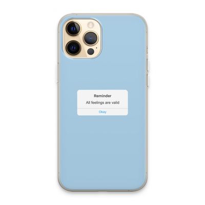 Reminder: iPhone 13 Pro Max Transparant Hoesje