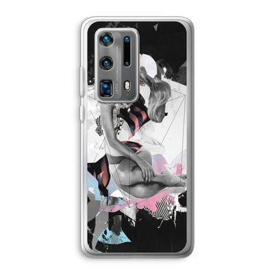Camouflage de sommeil: Huawei P40 Pro Plus Transparant Hoesje