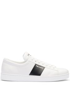 Prada baskets en cuir - Blanc