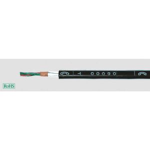 Helukabel 34020-1000 Telecommunicatiekabels A-2YF(L)2Y 20 x 0.80 mm² Zwart 1000 m