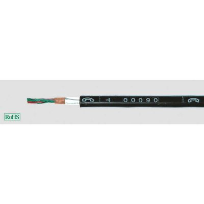 HELU 34020-1000 Communicatielijn A-2YF(L)2Y 20 x 0.8 mm² + 20 x 0.8 mm² Zwart 1000 m