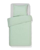 HEMA Dekbedovertrek 140x200/220cm Percal Groen (groen)