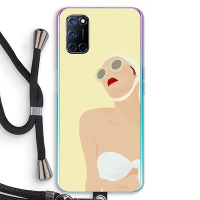 Summer: Oppo A92 Transparant Hoesje met koord
