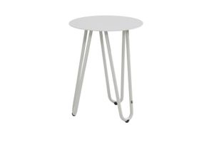 4 Seasons Outdoor Cool bijzettafel 40 cm rond 55 cm hoog wit