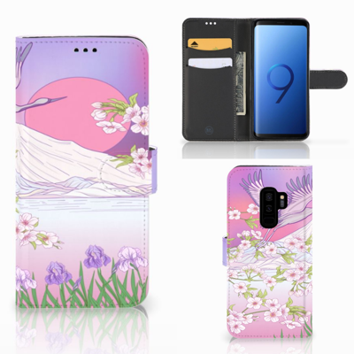 Samsung Galaxy S9 Plus | Telefoonhoesje | Met pasjeshouder | Bird Flying