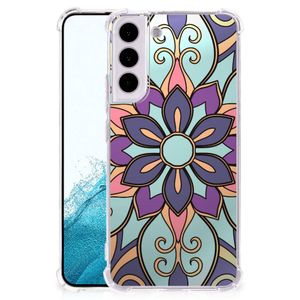 Samsung Galaxy S22 Case Purple Flower