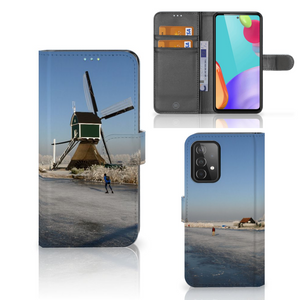 Samsung Galaxy A52 Flip Cover Schaatsers