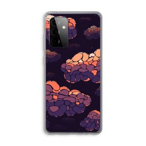 Patroon Wolken: Samsung Galaxy A72 Transparant Hoesje
