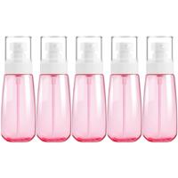 5 PC'S reizen plastic flessen lekvrij draagbare reizen accessoires kleine flessen containers 100ml (roze)