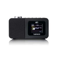 LENCO CR-625BK - DAB+/FM Wekkerradio met kleurendisplay, slaaptimer en dubbel alarm functie - Zwart