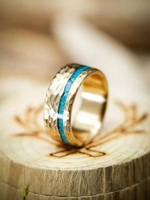 Vintage Cloisonne Goud Ring Vintage Cloisonne Goud Ring