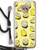When Life Gives You Lemons...: Motorola Moto G6 Transparant Hoesje met koord